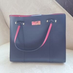 Kate Spade Navy Blue Tote Bag